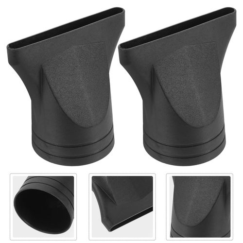 Hair Dryer Nozzle Attachment Concentrator Replacement Accessory Diffuser Blower Salon Tool-Black