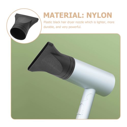 Hair Dryer Nozzle Attachment Concentrator Replacement Accessory Diffuser Blower Salon Tool-Black