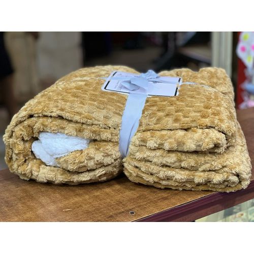 Throw On Blanket Brown
