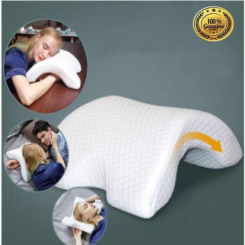 Arched Pillow, Romantic Couple Sleeping Pillow -White