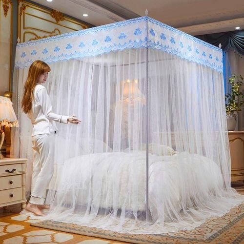 Big Fibre Pillows, Duvet And Net Blue