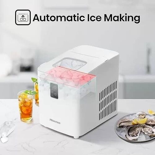 Dsp Electric Ice Maker Machine With 500Grams Ice Bucket 1.4 Liters Water Tank And Fast Ice Making Time-Multicolour
