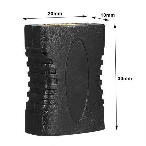HDMI Female To Female Coupler Extender HDTV 1080P Black