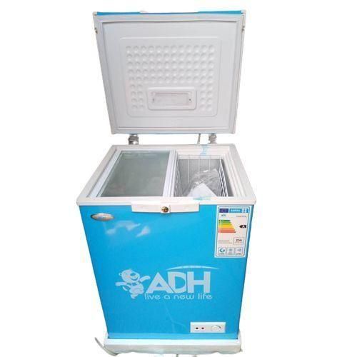 ADH 130 Liters Fridge With Chest Freezer Compartment-Multicolour