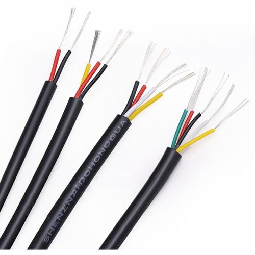 20awg Shielded Wire Ul2464 Multi-Core Sheathed Black And White Power Cord 2 Core 4-Core Control Pvc Flexible Wire