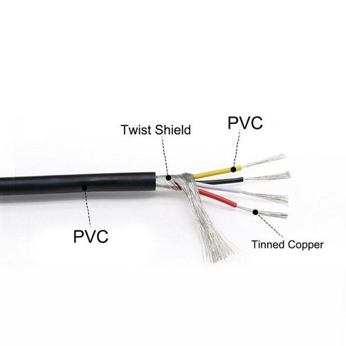 20awg Shielded Wire Ul2464 Multi-Core Sheathed Black And White Power Cord 2 Core 4-Core Control Pvc Flexible Wire