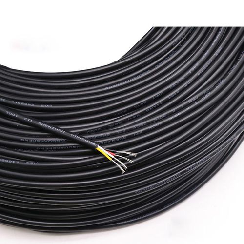 20awg Shielded Wire Ul2464 Multi-Core Sheathed Black And White Power Cord 2 Core 4-Core Control Pvc Flexible Wire