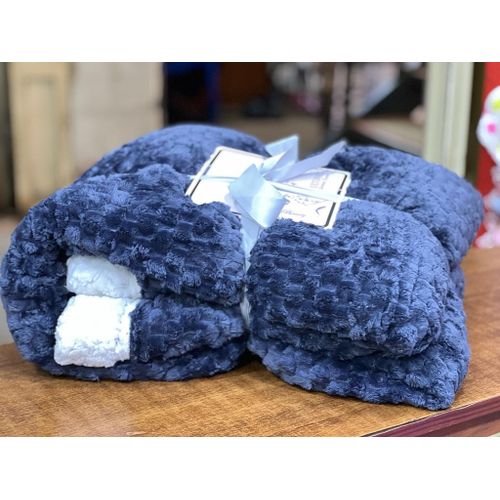 Throw On Blanket Blue