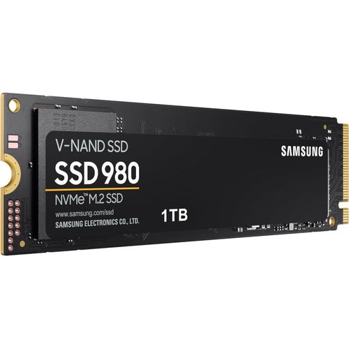 980 SSD 1TB PCle 3.0x4, NVMe M.2 2280, Internal Solid State Drive, Storage for PC, Laptops, Gaming and More, HMB Technology, Intelligent Turbowrite, Speeds of up-to 3,500MB/s, MZ-V8V1T0B/AM - Black