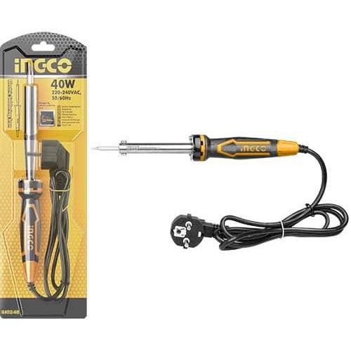 INGCO Electric Soldering Iron - Black, Orange