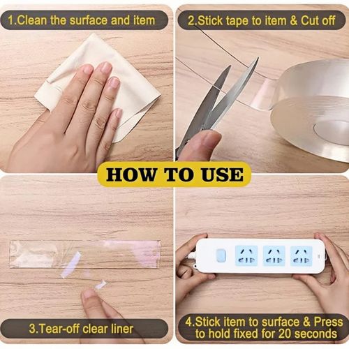 Nano Tape Double Sided Adhesive Tape Clear Sticky Tape
