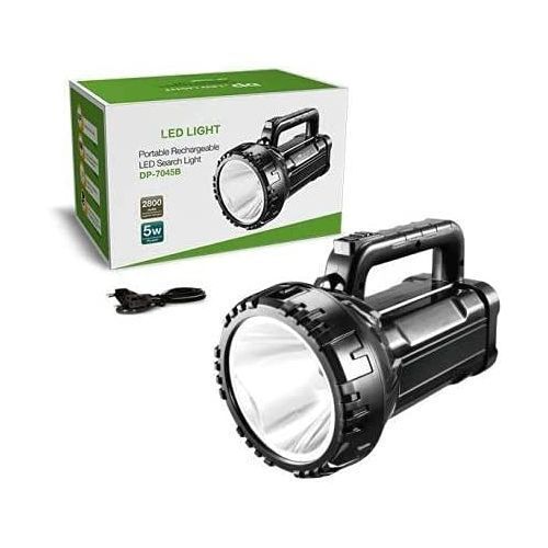Led Portable Rechargeable Light - Black