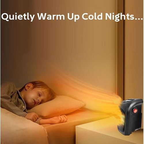 Electric House Warmer, Pure Warmth With 12 Hour Programmable Timer,  - Black,