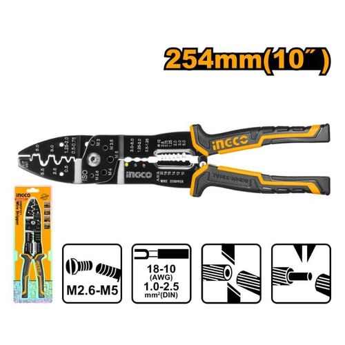 INGCO Wire Stripper &ndash; Black, Orange