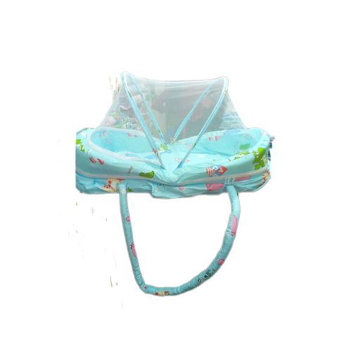 2 In 1 Baby Bed, Polka Net - Multicolour