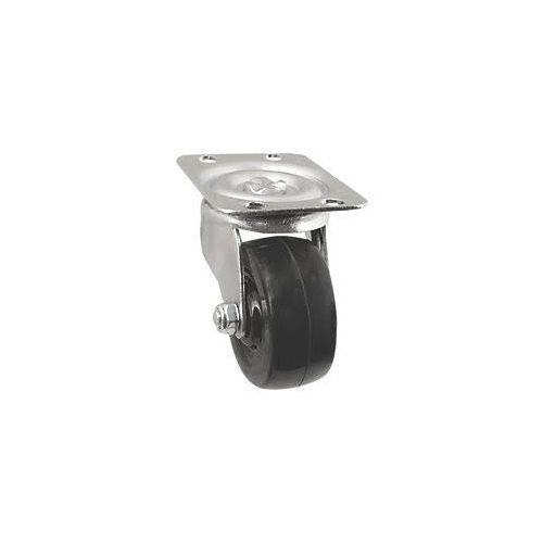 Genuine Castors Swivel Plate Type 50mm size with polypropylene black tyre (4pcs)
