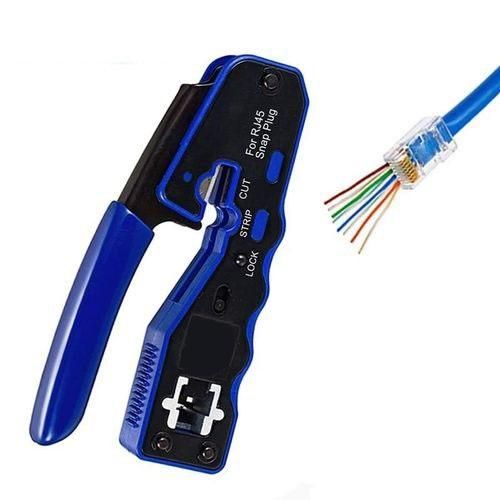 RJ45 Crimping Tool For Pass Through Cable
