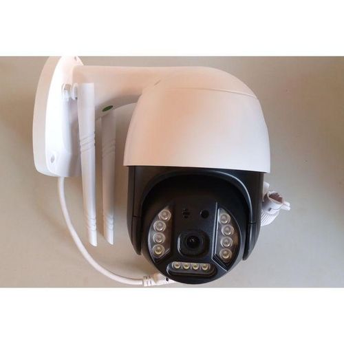 4G Mobile WiFi V380 Pro Inbuilt In Router Camera With Cat6 Connector Support Sim Card & Router-White