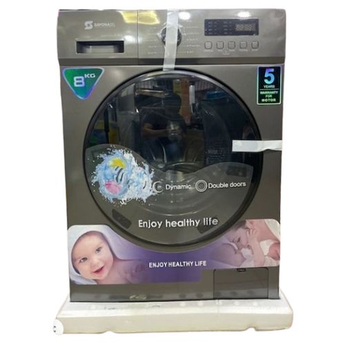 Sayona SMWF08DS Washing Machine 8KG - Silver