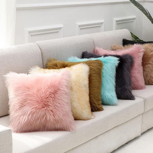 Classic Fluffy Throw Pillow