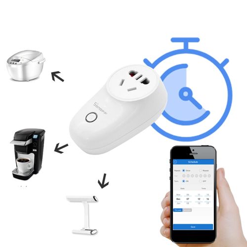 Sonoff S26 10A 2.4GHz WiFi Control Smart Timer Home Power Socket