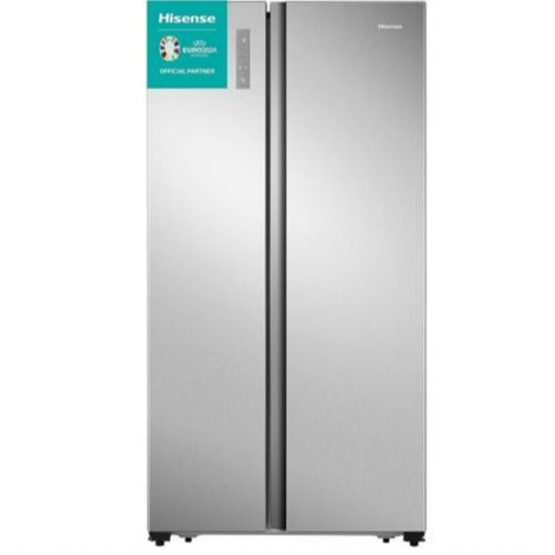 Hisense 560L Side By Side NoFrost Low Power Consumption Spacious Refrigerator - Silver
