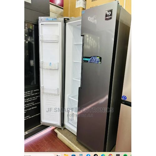 Hisense 560L Side By Side NoFrost Low Power Consumption Spacious Refrigerator - Silver