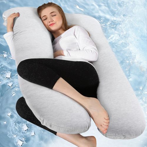 Pregnancy Pillow for Sleeping Grey