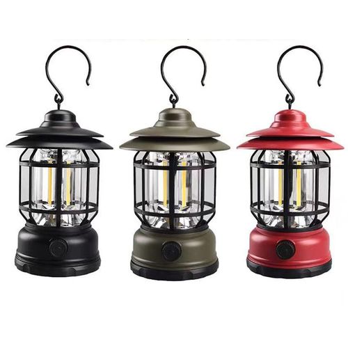 1 Piece Of Nordic Camping Lantern Living Room Rechargeable Forest Lamp -Multicolor