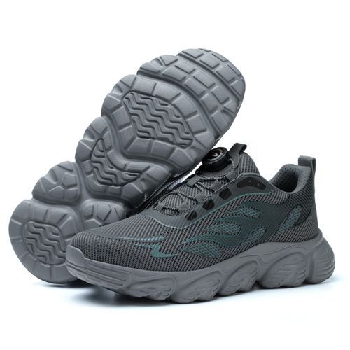Safety Shoes Steel Toe Work Boots Breathable Fabric Upper