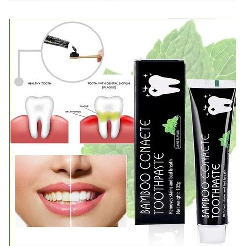 EELHOE Bambo Teeth Corrector, Conaete ToothPaste, Teeth Whitening Mint Flavour