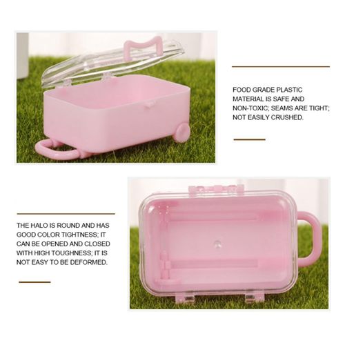 915 Generation White mini roller travel suitcase personality wedding candy