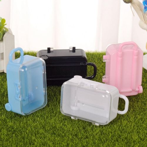 915 Generation White mini roller travel suitcase personality wedding candy