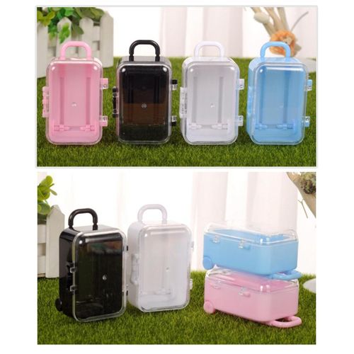 915 Generation White mini roller travel suitcase personality wedding candy
