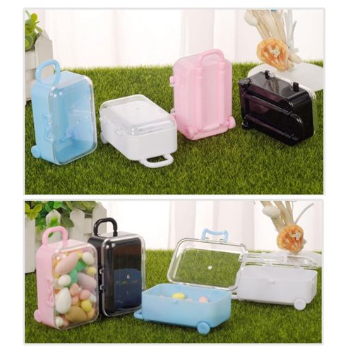 915 Generation White mini roller travel suitcase personality wedding candy