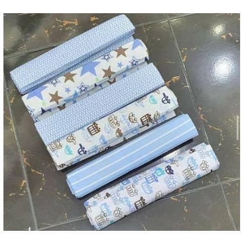 Baby 6Pcs/Pack 100% Cotton Baby Receiving Bedsheets