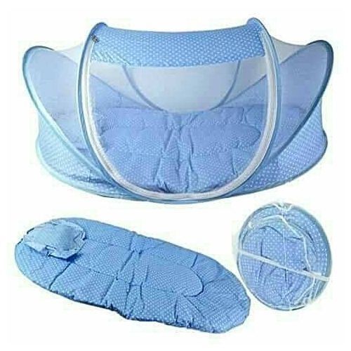 Baby Polka Dot Nest - Blue