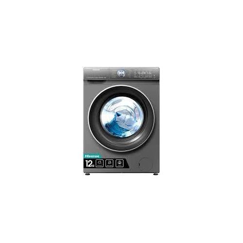 Hisense 12 Kg Front Load 1400 RPM Quick Wash LED Display Inverter Washing Machine Silver ..