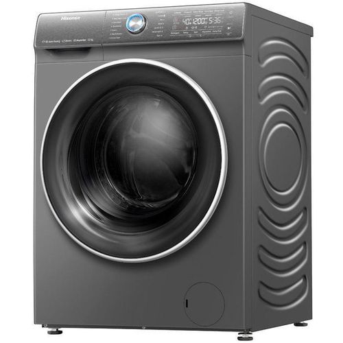 Hisense 12 Kg Front Load 1400 RPM Quick Wash LED Display Inverter Washing Machine Silver ..
