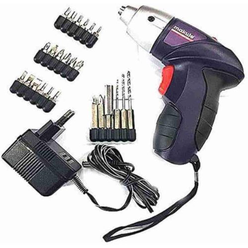 Non-slip Rechargeable Cordless Screwdriver/Drill Set - Multi Color