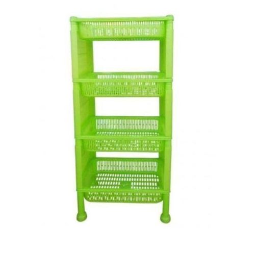 Plastic Kenpoly Ezee Plasti Basket Trolley Color May Vary