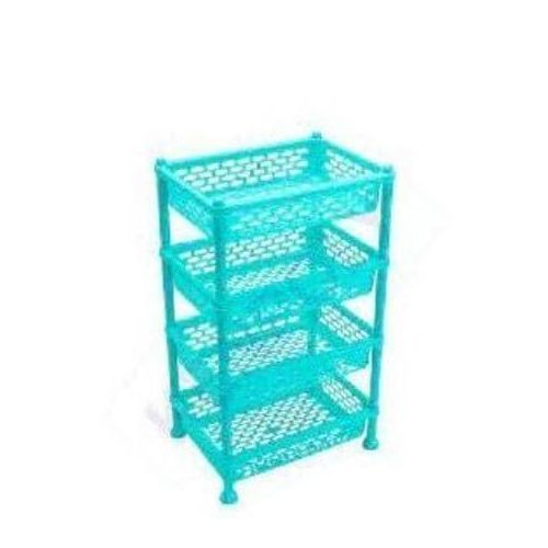 Plastic Kenpoly Ezee Plasti Basket Trolley Color May Vary