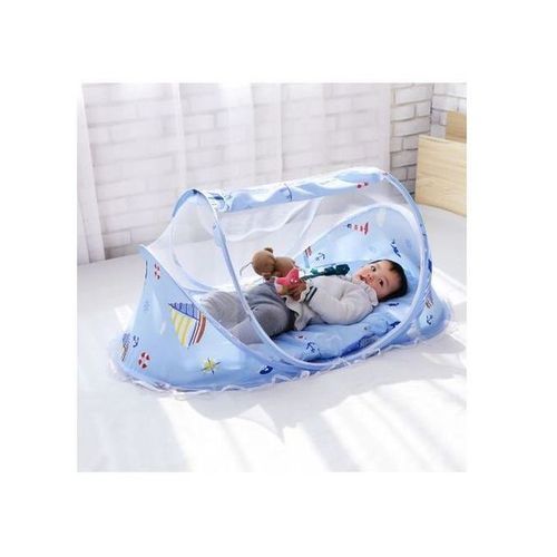 Baby Delight Portable Baby Sleeping Mosquito Net - Blue