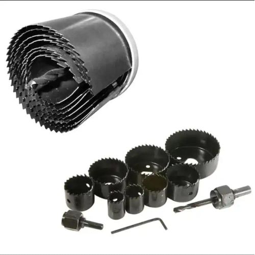 INGCO Hole Saw Set ( 07Pcs Set) For Wooden, Plastic, Fiber Sheet