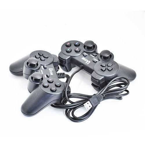 UCOM USB GamePad Twin Controller Joystick For PC &ndash; Black