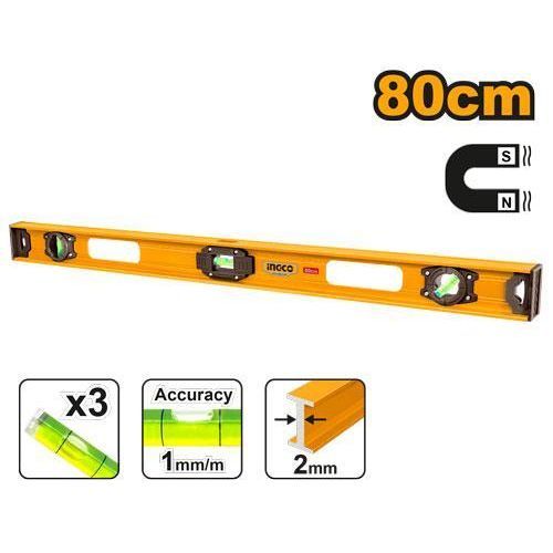 INGCO HSL28080 - Spirit Level - Orange