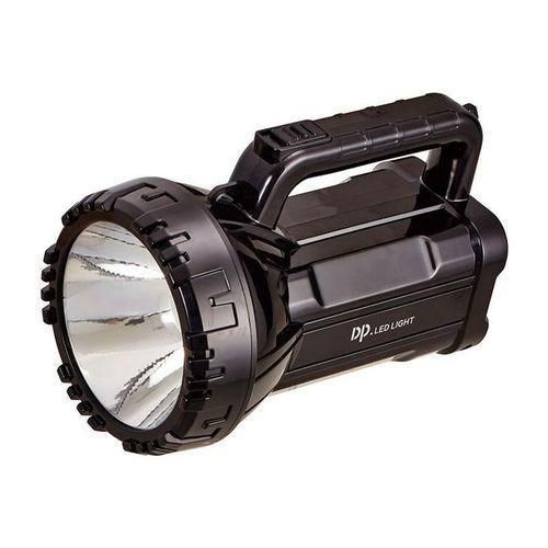 Dp Long Range Rechargable Flashlight Torch- Black.