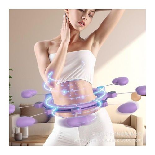 Smart Intelligent Weighted Hula Hoop Fitness Detachable Infinity Ball Hoola Circle Rings Waist Massage Fitness Circles Plastic Hoops For Fat Burning Outdoor Fitness Exercise, Abdominal Toner Home Training For Women and Men - Multicolor