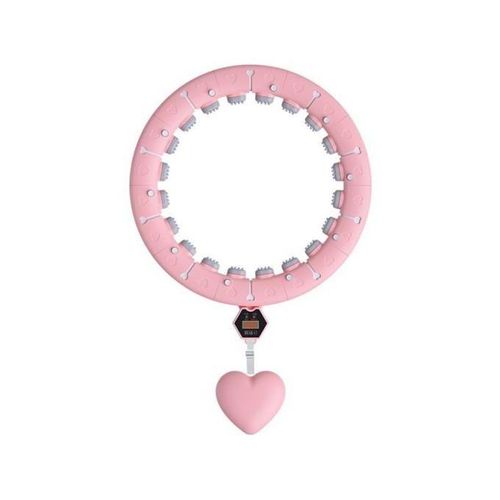 Smart Intelligent Weighted Hula Hoop Fitness Detachable Infinity Ball Hoola Circle Rings Waist Massage Fitness Circles Plastic Hoops For Fat Burning Outdoor Fitness Exercise, Abdominal Toner Home Training For Women and Men - Multicolor