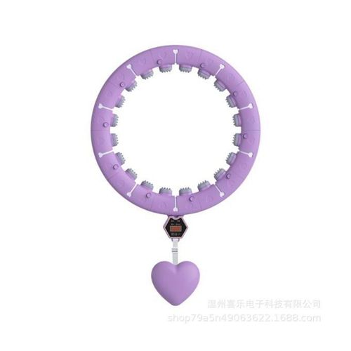 Smart Intelligent Weighted Hula Hoop Fitness Detachable Infinity Ball Hoola Circle Rings Waist Massage Fitness Circles Plastic Hoops For Fat Burning Outdoor Fitness Exercise, Abdominal Toner Home Training For Women and Men - Multicolor